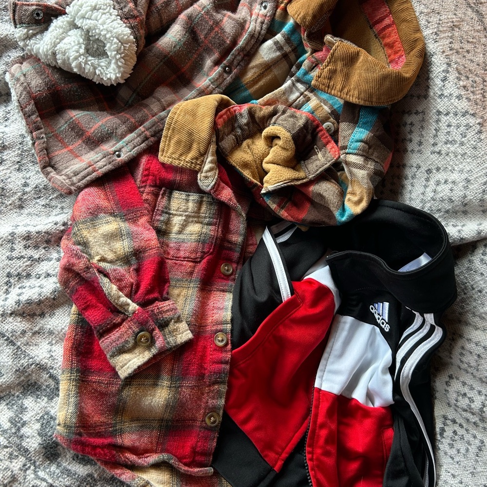 Adidas Red and Black Jacket